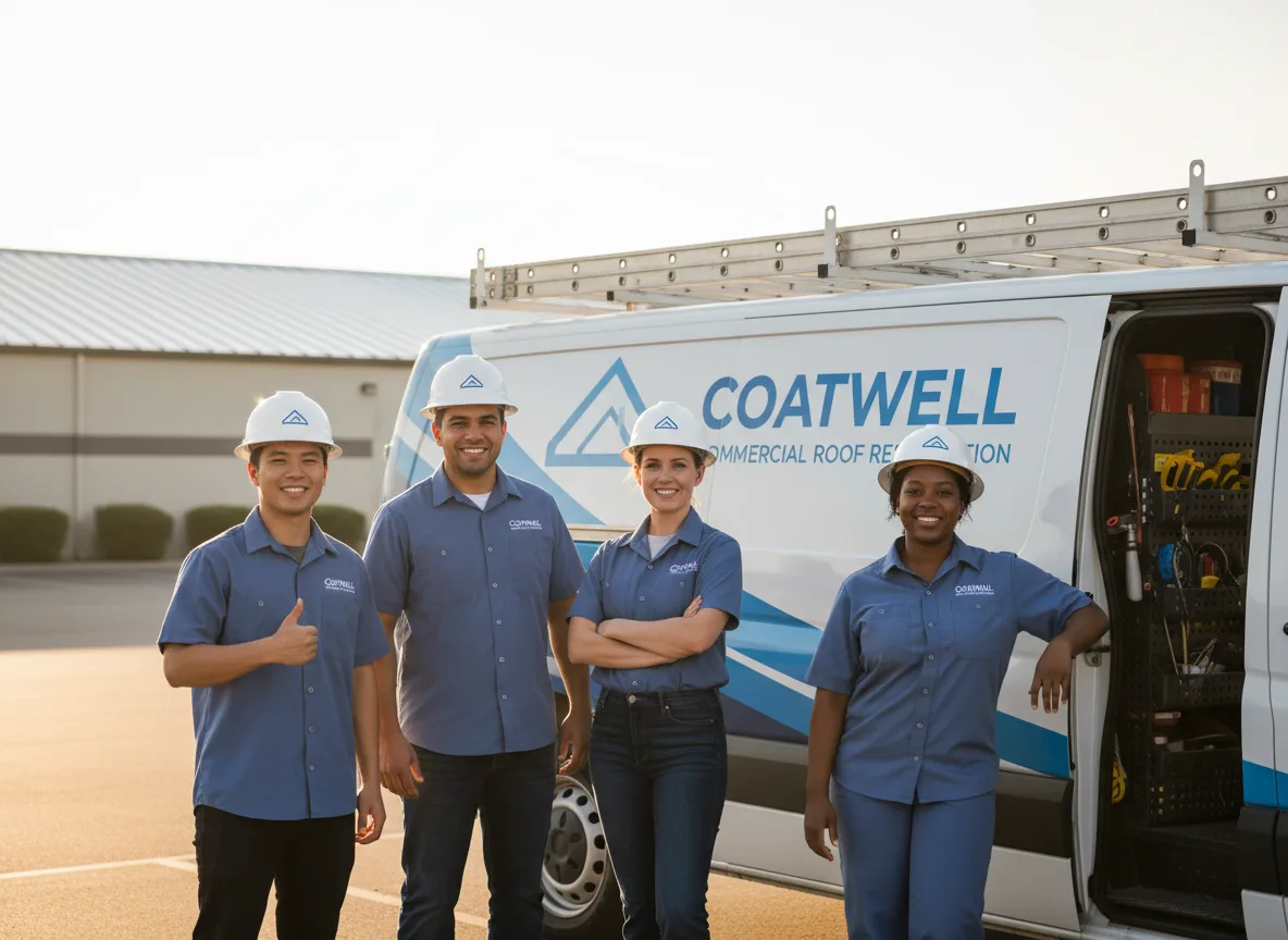 Commercial roof coating company in Webbville, KY